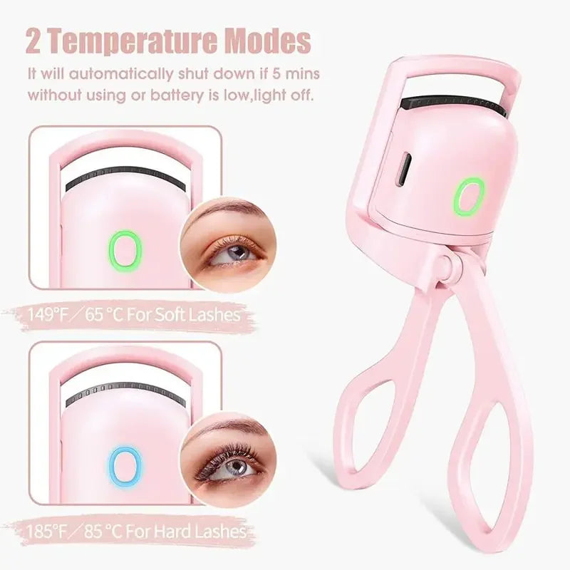 Heated Eyelash Curler with Type C USB Charger