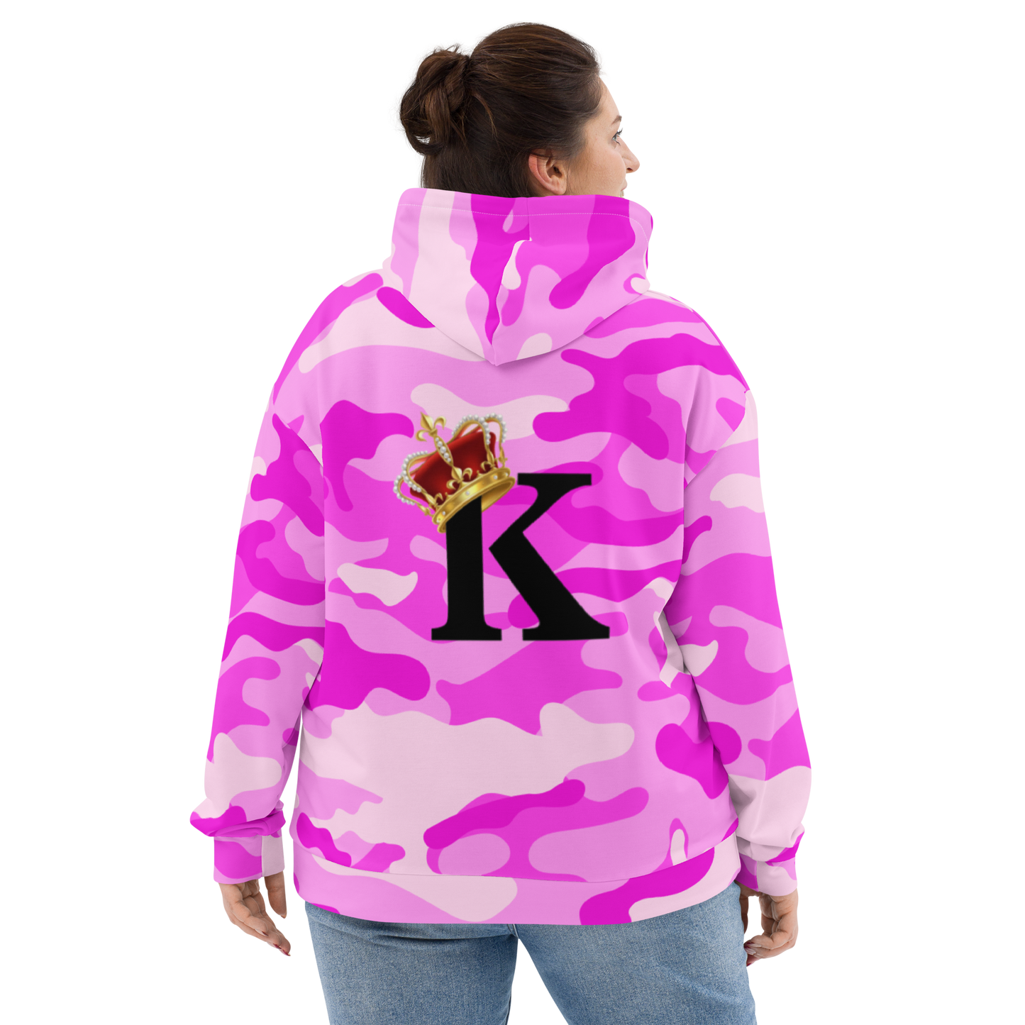 Queens Pink Camo Kumfi Hoodie