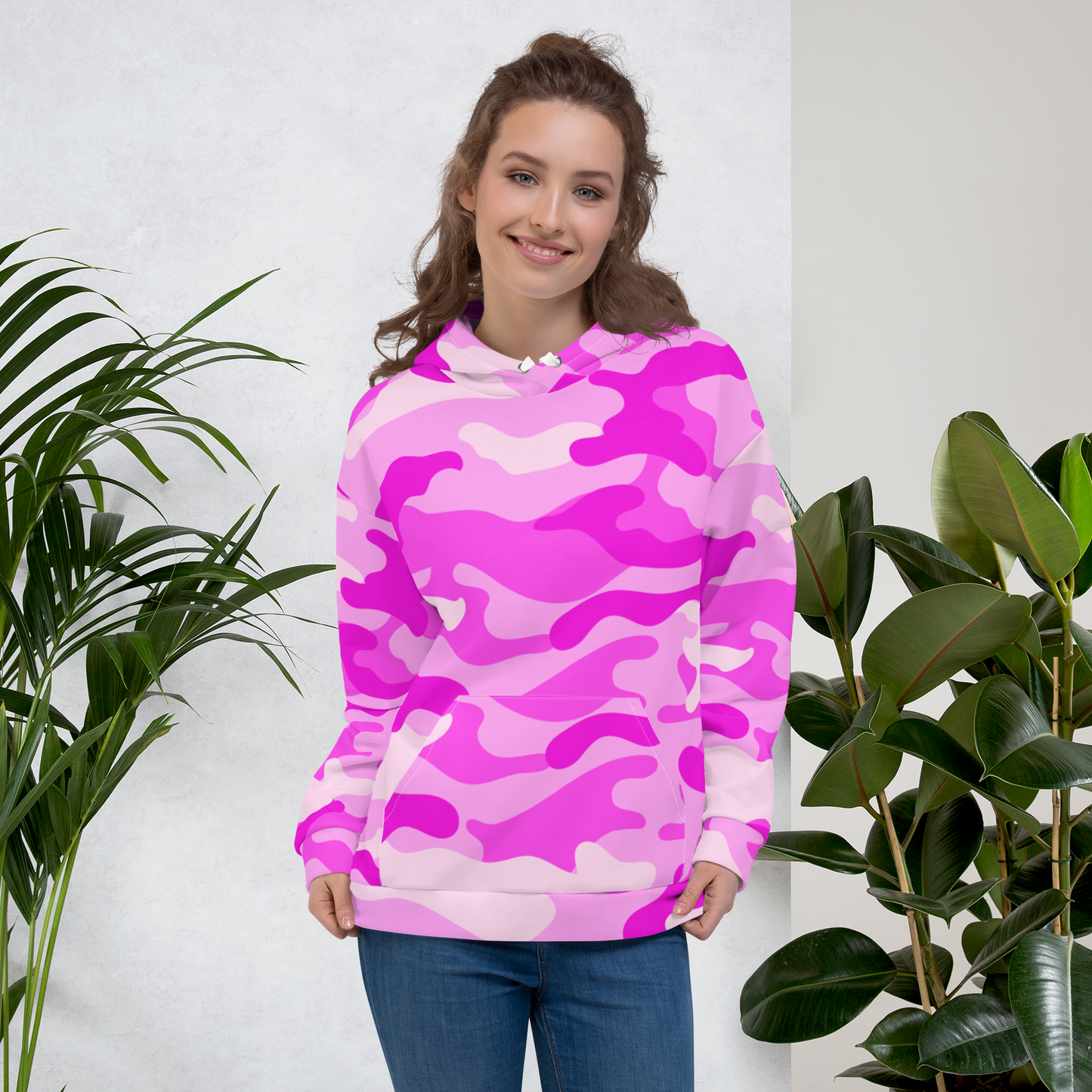 Queens Pink Camo Kumfi Hoodie