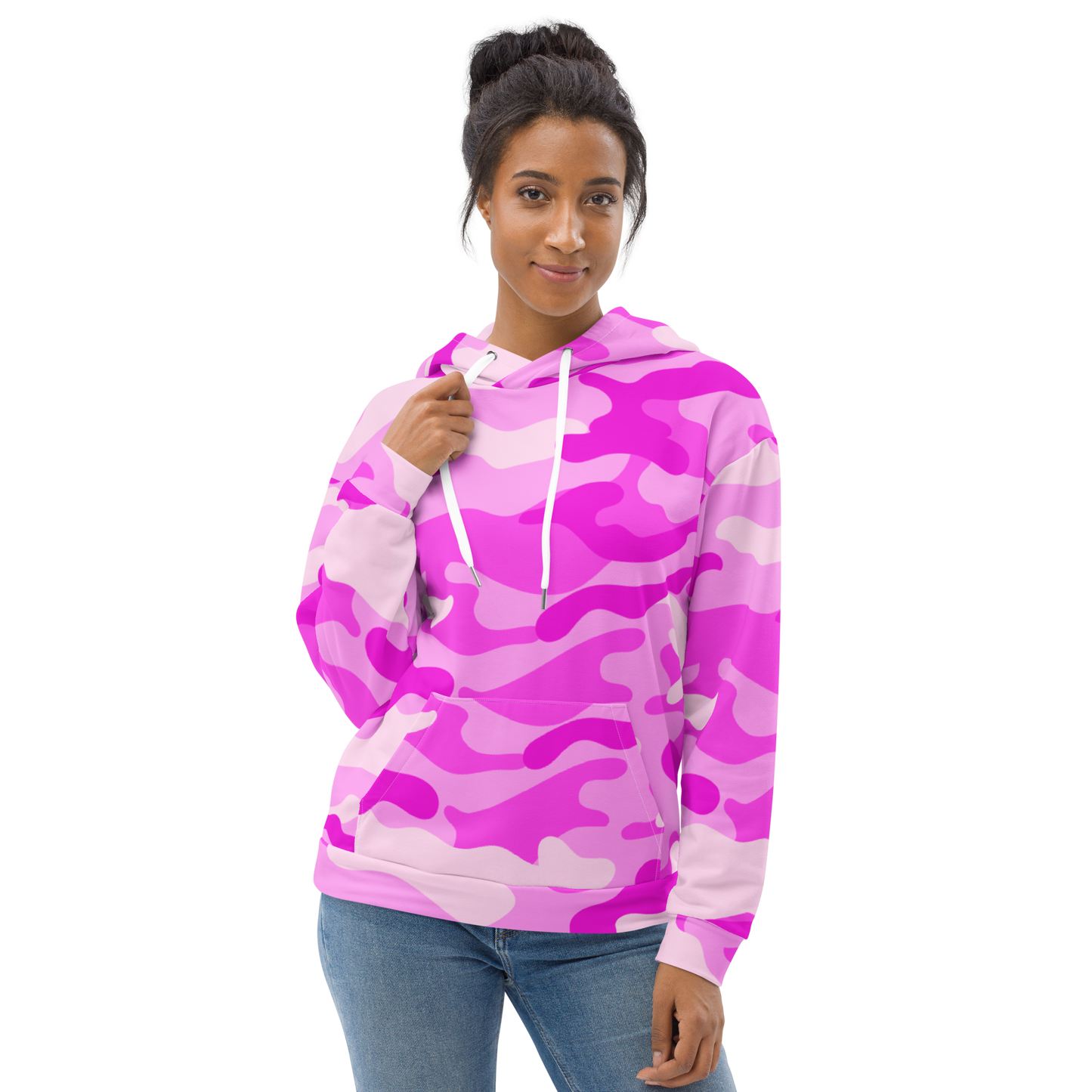 Queens Pink Camo Kumfi Hoodie