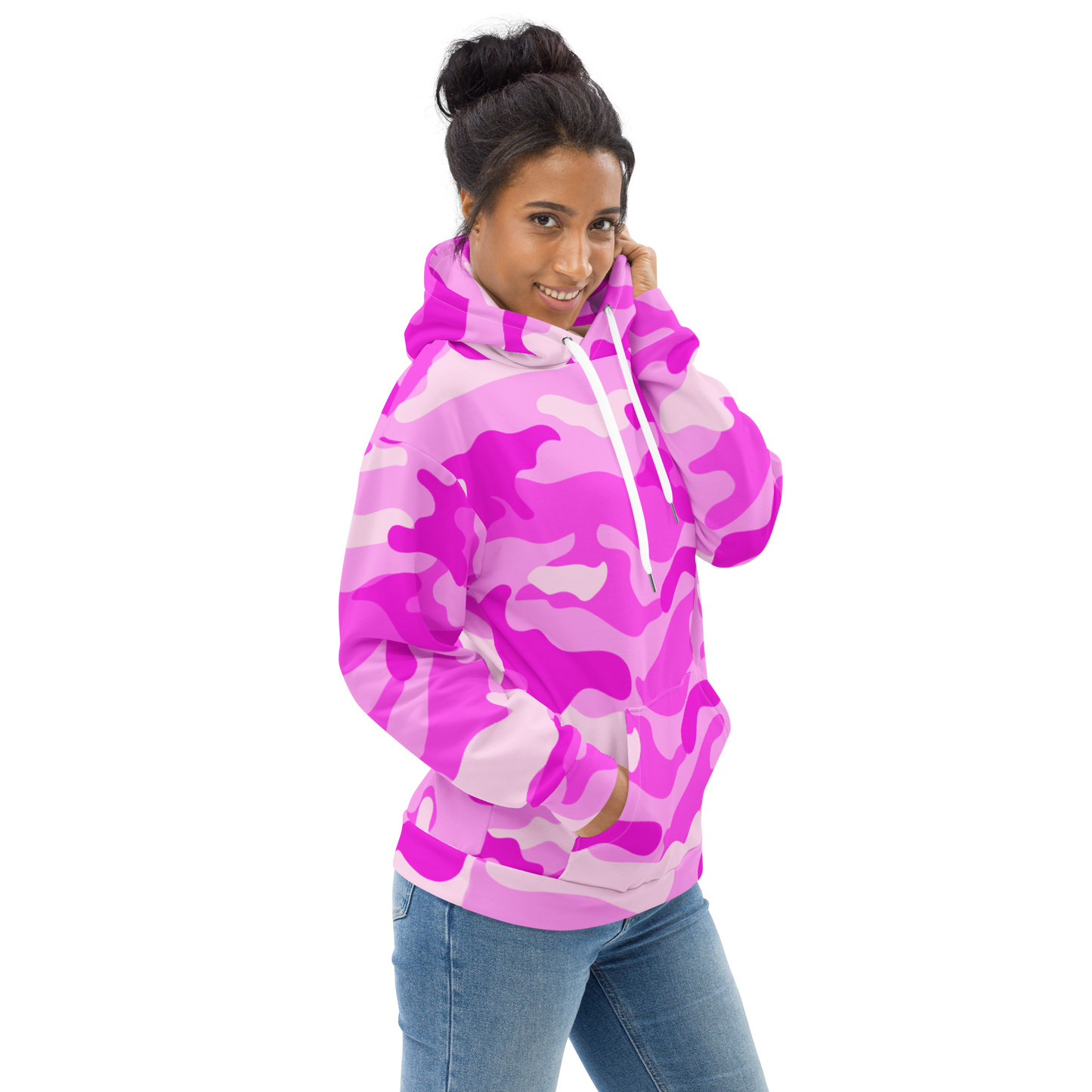 Queens Pink Camo Kumfi Hoodie