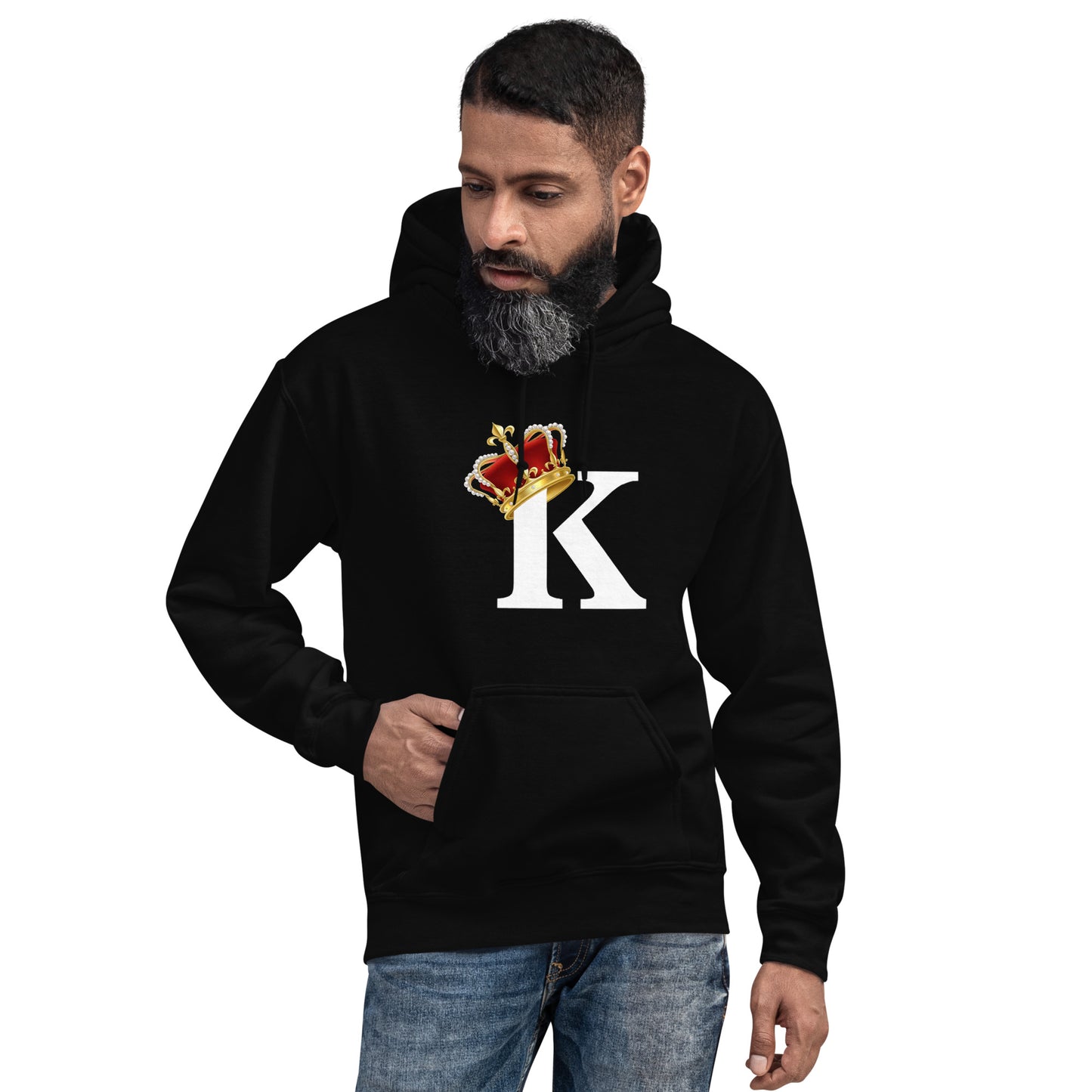 New Kumfi Logo Black Hoodie w/Crown