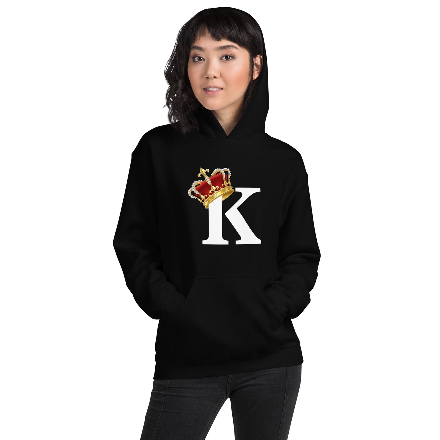 New Kumfi Logo Black Hoodie w/Crown