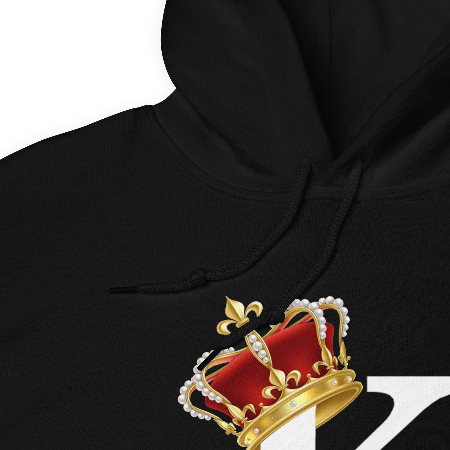 New Kumfi Logo Black Hoodie w/Crown