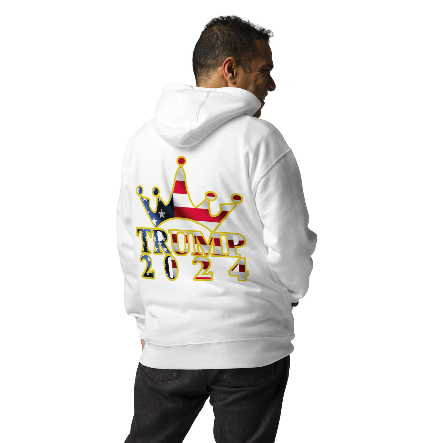 Trump 2024 Limited Edition Premium White Hoodie